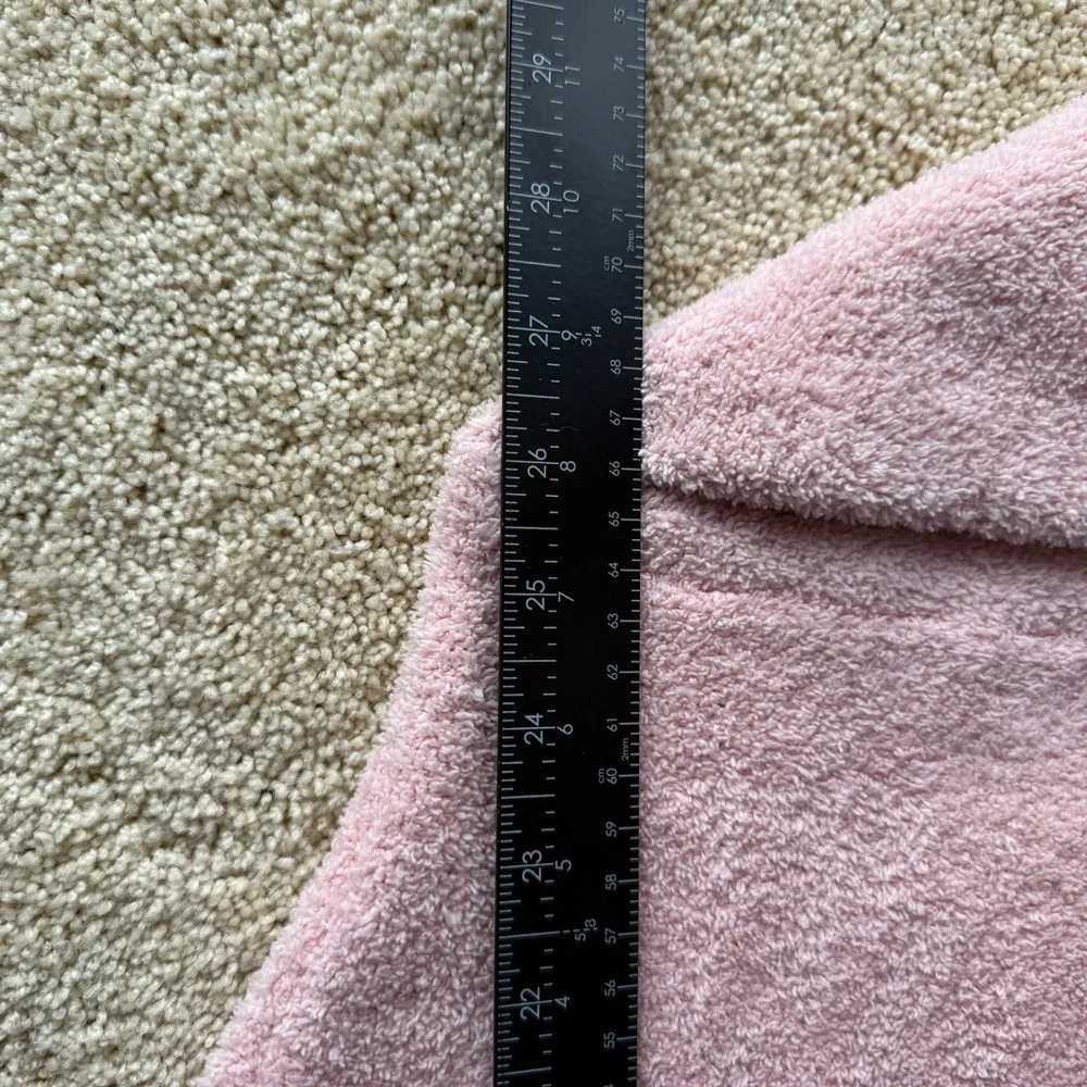 UGG Sherpa Hoodie Women’s XL Pink Plush Fleece Pullover Cozy Hooded Sweater - Picture 7 of 9